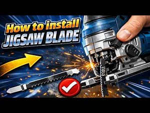 How to Install Jig Saw Blade (and how to remove it)