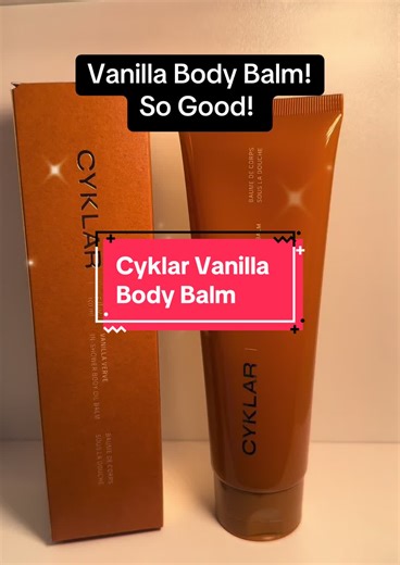 @CYKLAR This smells amazing! Vanilla Body Balm you put on damp skin after showering! Skincare ingredients with a luxurious vanilla musk scent! #body #vanilla #skincare #giftideas