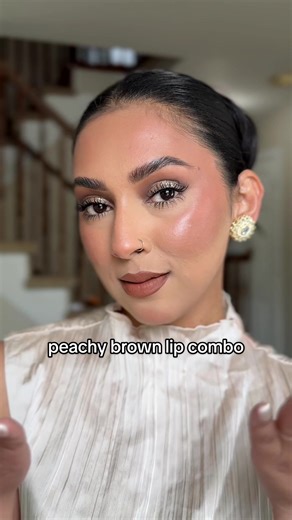Stunning lip combo! Compliments light/medium skintone so well!! @Sephora Collection - 8hr longwear (13) @Fenty Beauty - velvet lipstick (powr thirsty) #lipcombo #falllipcombo #nudelip