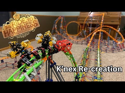 How I Built The Ride To Happiness Out Of K'nex - Giant Model Rollercoaster