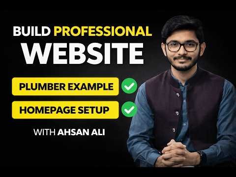 How To Create Local Business Website (Step by Step) | Plumber Website Design | Local SEO Course