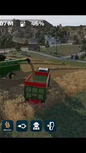 FS 23 Wheat 🌾 Harvesting Machine #shorts #tranding #explore #100