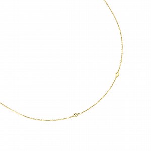 Sideways Initials Necklace