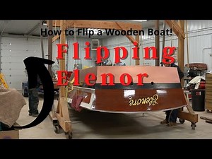 How to Flip a Wooden Boat - Flipping Elenor #Shorts