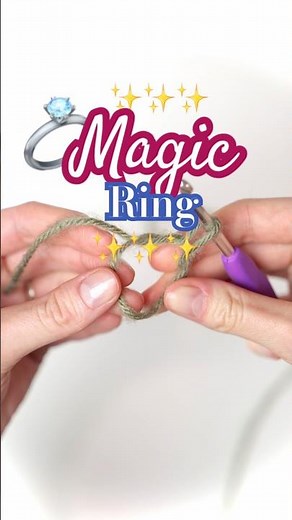Magic Ring 💍✨ #crochet #crochettutorial #crocheting #crochetstitches
