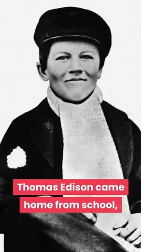 Thomas Edison Mother's Letter Changed the World #shorts #motivation