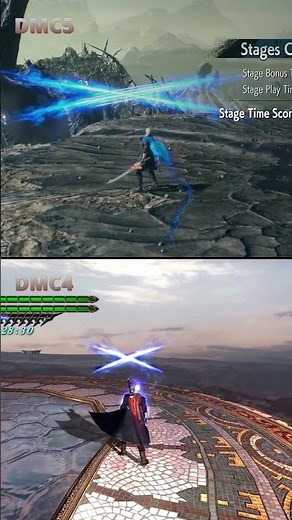 DMC4 vs DMC5 | Nero's Devil Trigger with Red Queen!