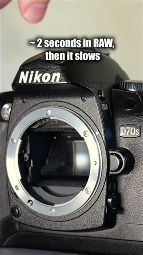 How fast can this 2005 Nikon D70S go?