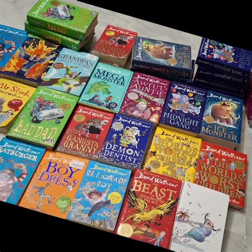 Salem Phonics Academy on Instagram: "Engage your children this summer with their favorite authors’ books! Is your child a fan of David Walliams? Here’s our exclusive David Walliams Library Collection, available for subscription as well as purchase. Let your child enjoy fun, laughter, and reading all summer long 📖✨"