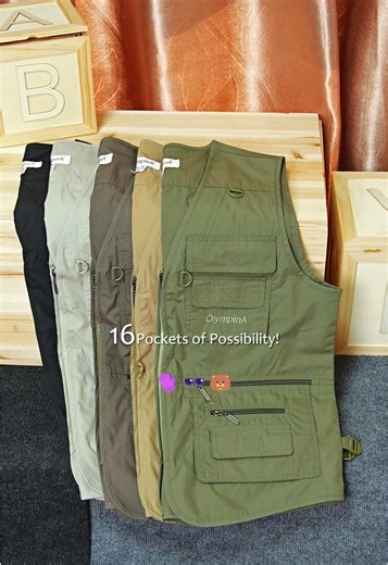 A workwear essential for all seasons! This men’s multi-purpose work vest is durable, functional, and stylish—wear it anywhere! 💪#outdoors #blackfriday #vest #frock #safetyvest