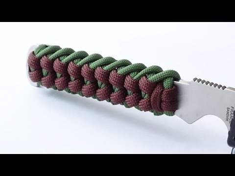 How to Make a Paracord "Knife" Handle Wrap-Simple Wrapped Wide West Country Whipping Knot-DIY CBYS