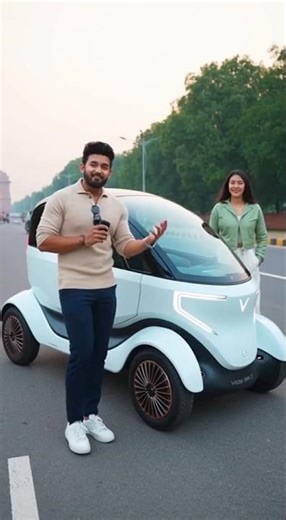 2-Seater EV You’ve NEVER Seen Before! India Shocked 🤯⚡ #EV #Trending #FutureTech #Viral