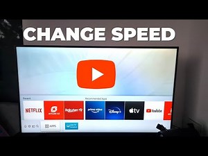 How To Change Speed of Video On Youtube On Samsung Smart TV