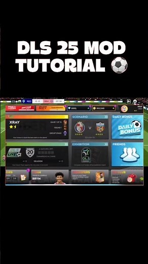 ⚽ DLS 25 Hack/MOD Tutorial: Get Unlimited DIAMONDS for FREE #DLS25 #dreamleaguesoccer