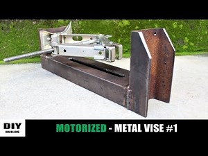 Make A Motorized Metal Vise Using Car Jack PART 1 | DIY
