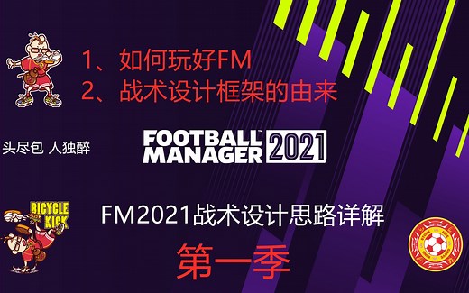 FM2021【头尽包人独醉】第一季 战术设计思路 角色职责 战术看板三阶段设置详解