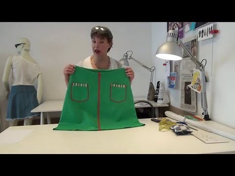 tutorial 32: patroon eenvoudige rok (na)tekenen