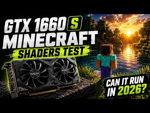 GTX 1660 Super Minecraft Shaders Test (2026) | Is It Still Worth It?😱👀