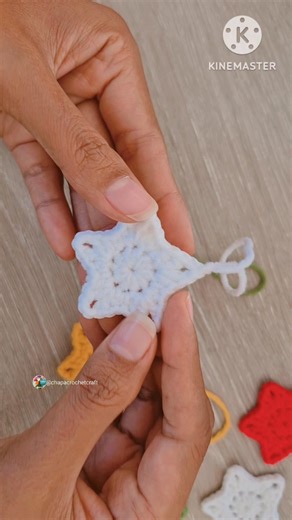 ⭐️Easy Crochet Christmas Star Ornaments 🎄👇Free pattern Tutorial on YouTube Chapa crochet craft step by step #fbreels #reels #crochet #crochetchristmas #crochetstar | Gonkui Crochet & Chapa crochet craft
