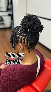 11K views · 418 reactions | Quick Petal Bun Tutorial for those who asked #locs #dreads #loctutorial #petalbun #locupdo #petalponytail #womenlocstyles #locstylesforwomen #tutorial #ropetwist #ropetwists | Carla Jean | Facebook