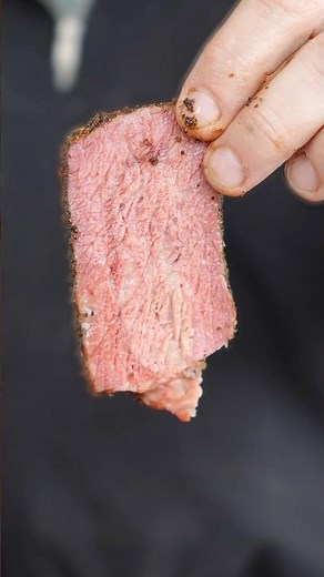 Smoked Pastrami Chuck Roast using accurate read meat thermometer ‪@MyCHEFiQ‬ #mychefiq#bbq #cooking