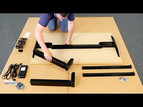 Desk Frame 1: How to assemble an office desk