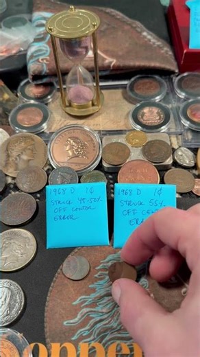 ERROR! 1968-D Off Center Struck Lincoln Cents!