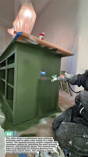 Professional Spray Painting Technique for a Smooth Table Finish