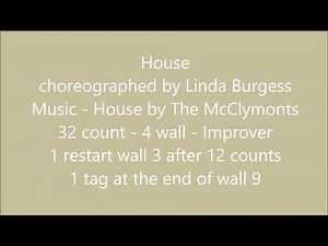 House by Linda Burgess - Line Dance
