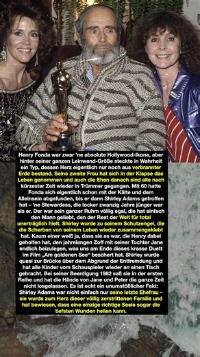 Warum Shirley Adams die wichtigste Frau im Leben der Legende Henry Fonda war