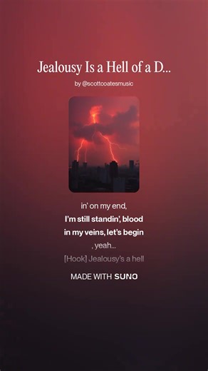 “I refused to break, snapped back with a vengeance. Took the hate in my fist, turned it into my engine.” This has to be my favorite verse in “ Jealousy is a Hell of a Drug”. Since I just uploaded 14 songs on “Bow Down to the King”, I’m restricted to upload any new songs for a month even though the LANDR app claims unlimited uploads. 🤦‍♂️ | Coatings By Coates