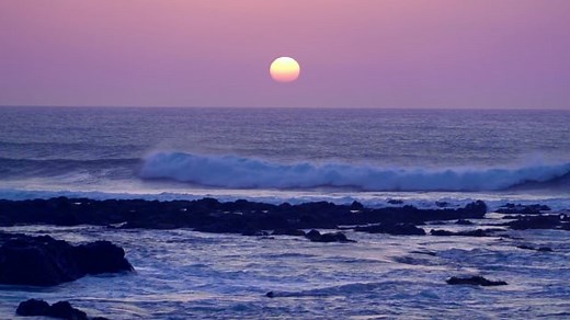 Ocean, Waves, Sunset. Free Stock Video