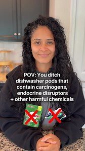 Non Toxic Dishwasher Detergents 👇 Most mainstream pods like Cascade and Finish contain phosphates, chlorine bleach, and synthetic fragrances. All linked to hormone disruption, skin irritation, and even cancer risk. Even “clean” brands can be misleading. Some include 1,4-dioxane (a probable carcinogen), sodium silicate, and synthetic polymers that damage your health and our water. Here Are Some Better Alternatives That Are Actually Clean: Here Are Some Better Alternatives That Are Actually Clean