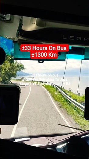 33 Hours on a Bus! 1330 km Epic Journey from Sumatra to Java | YT Everyday Journey EJ #travelvlog