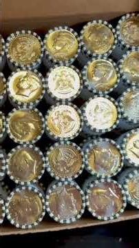 Opening $500.00 Box Of Half Dollars. Coin Roll Hunting For Silver