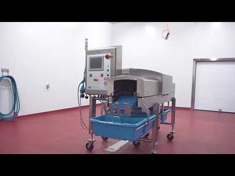 Automatic Industrial One-Way Cheese Cuber - Deville Technologies