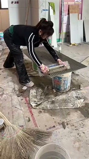The Queen of Tiles 👑 Perfect Tile Laying Skills | Tile Master Works