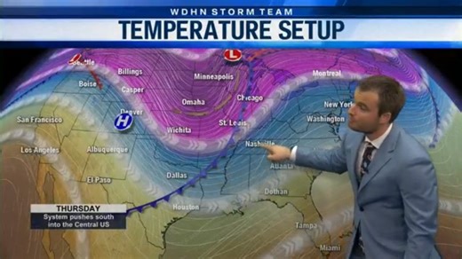 Wet Thursday followed by brief cooldown