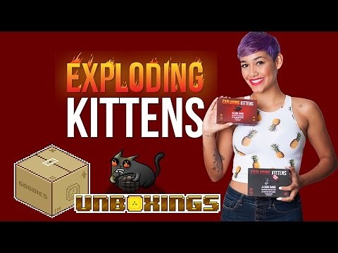 Lanza diarrea explosiva con EXPLODING KITTENS - Unboxing