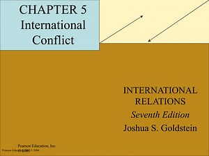 International Conflict: Levels, Types, and Patterns - SlideServe