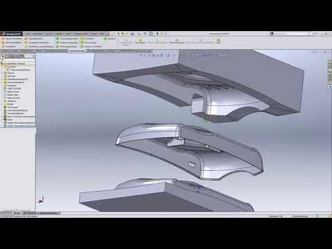 SOLIDWORKS Tutorial - Erstellen von Spritzguss Kavitäten mit den Gusswerkzeug-Funktionen