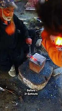 Forging a Knife from Steel | Traditional Blacksmith Knife Making Process