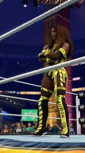 Naomi vs AJ Lee I quit match trailer #wwe2k26 #gaming #wwe #fyp #shorts #wwe2k25 #naomi