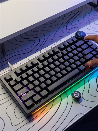 Ajazz AK820 PRO V2 Contour Line #mechanicalkeyboard #keyboardgaming #gaminggear #ajazz #ajazzbrand