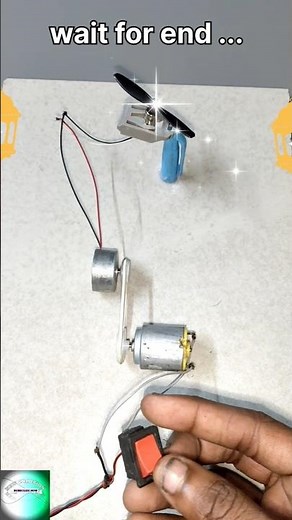 Simple Electric Generator at Home | Free Energy Experiment. #short #shortfeed #viral #scienceproject