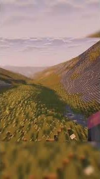 Terrain Diffusion + do a barrel roll #minecraft #minecraftmountain #moddedminecraft