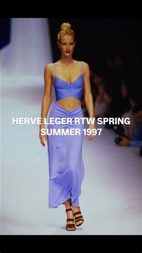 Herve Leger Ready-to-wear Spring Summer 1997. #thefashionledger #herveleger #90sfashion