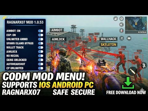 FREE HACK MOD MENU APK COD MOBILE WALLHACk AIMBOT ANDROID IOS PC CHEATS NO RECOIL CODM APP HACK IOS