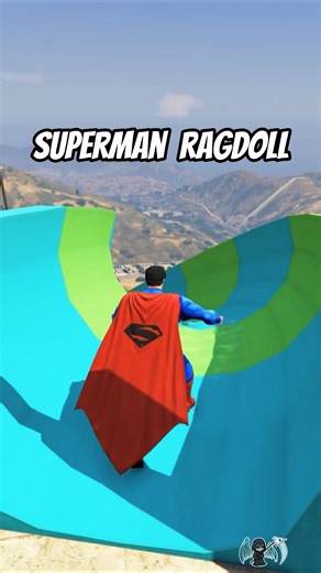 Even Superman FAILS the Waterslide Challenge 😲💦 | GTA 5 Epic Ragdoll