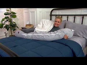 The Snoogle Supreme Total Body Pillow on QVC